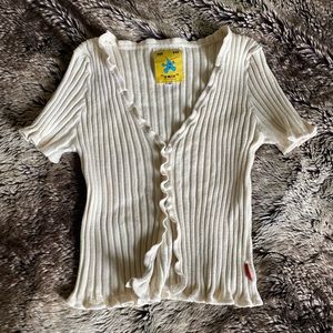 UNIF cropped cardigan top